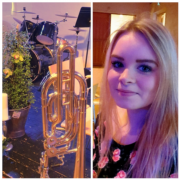 Solisten vår Kirstin Julfelt og dekorasjon sponsa av Floriss Bryne Solisten vår Kirstin Julfelt og dekorasjon sponsa av Floriss Bryne